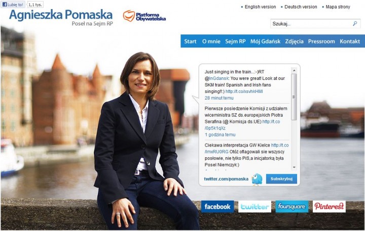 Agnieszka Pomaska - a social media savvy MP